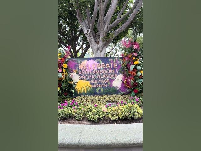 Video thumbnail for AAPI Heritage Month Display | Downtown Disney District 🌺✨