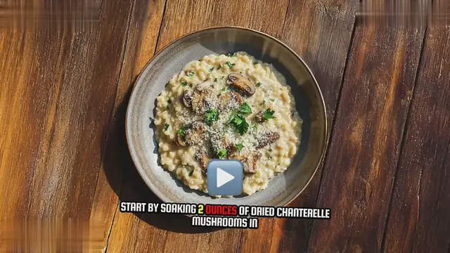 Video thumbnail for Creamy Wild Mushroom Risotto
