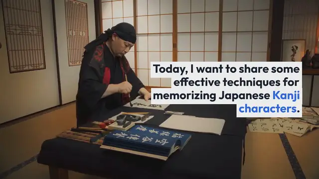 Video thumbnail for Learning Japanese Kanji Effective Technique
