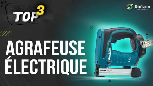 Video thumbnail for ⭐️ MEILLEURE AGRAFEUSE ÉLECTRIQUE (2022) - Comparatif & Guide d'achat