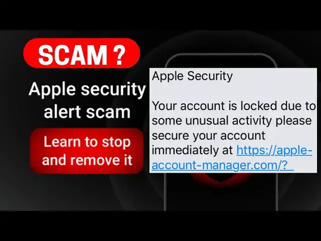 Video thumbnail for Apple Approval Notice Text Scam - Is This a Scam or Not?