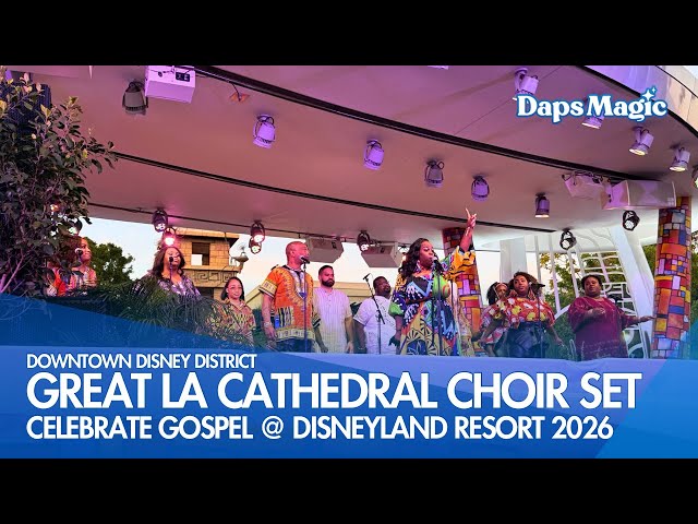 Video thumbnail for Great LA Cathedral Choir Set | Celebrate Gospel @ Disneyland Resort 2026   4K