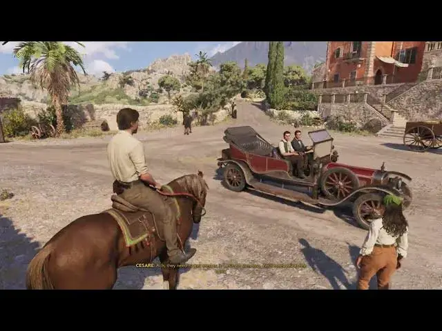 'Video thumbnail for Mafia: The Old Country - Chapter 4 Il Barone: Get A Horse From The Stables: Tesoro with Palio Tack'