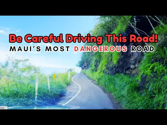 Video thumbnail for Maui's Most Dangerous Road | There is NO place to Turn around!