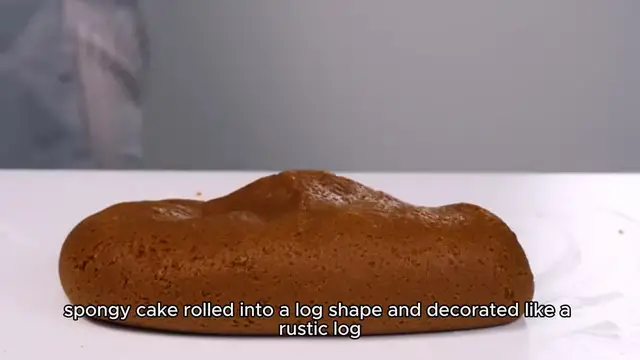 Video thumbnail for yule log cake recipe