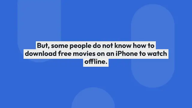 Video thumbnail for How to Download Movies on iPhone- Free and Offline