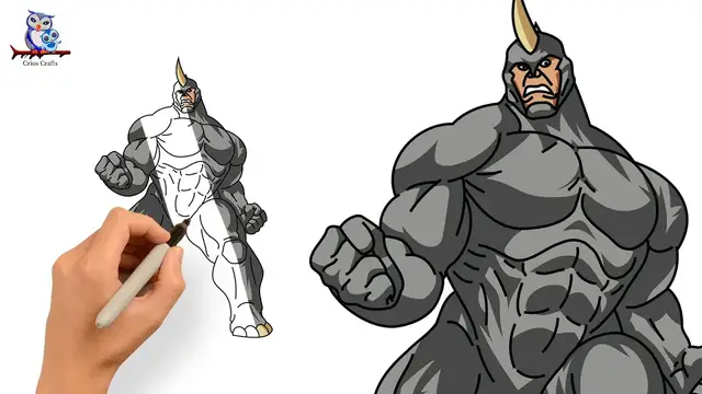 Video thumbnail for How to Draw Rhino - Kraven The Hunter