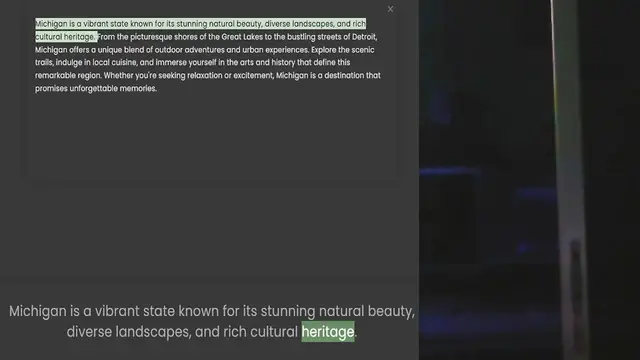 Video thumbnail for Michigan is a vibrant state known for its stunning natural beauty, diverse landscapes, and rich cultural heritage. From the picturesque shores of the Great Lakes to the bustling streets of Detroit, Michigan offers a unique blend of outdoo