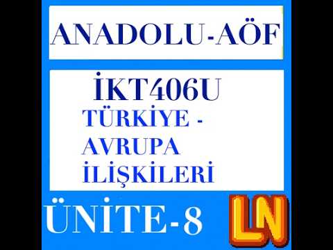 Video thumbnail for IKT406U Avrupa Birliği ve Türkiye İlişkileri Ünite 8 Yeşil Mutabakat ve Dijital Dönüşüm
