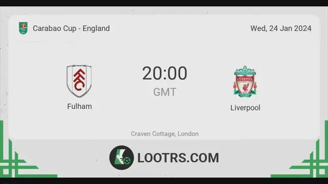 'Video thumbnail for FC Fulham vs Liverpool Prediction, Odds & Betting Tips | 24/01/2024 | Carabao Cup'