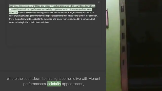 Video thumbnail for comes alive with vibrant performances, celebrity appearances, and live coverage from iconic locations. Join the festivities as we ring in the new year with a mix of joy, reflection, and hope, all while enjoying engaging commentary and spe