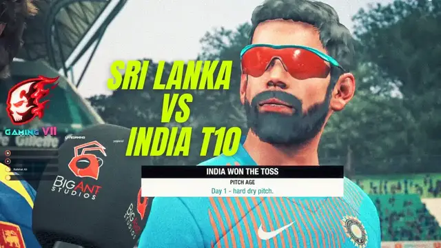 Video thumbnail for Sri Lanka VS INDIA T10 Live Match l Cricket 19 1080P