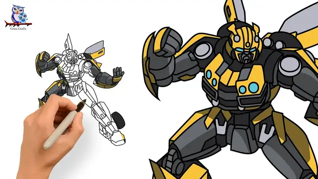 Video thumbnail for How to Draw Bumblebee Transformers - Rise of the Beasts