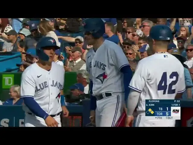 'Video thumbnail for Alejandro Kirk CRANKS a RBI Single! | Toronto Blue Jays | 4/15/2023'