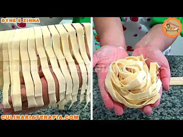 Video thumbnail for Massa de Macarrão Caseiro Fácil, Receita da Minha Avó com Apenas 2 Ovos!