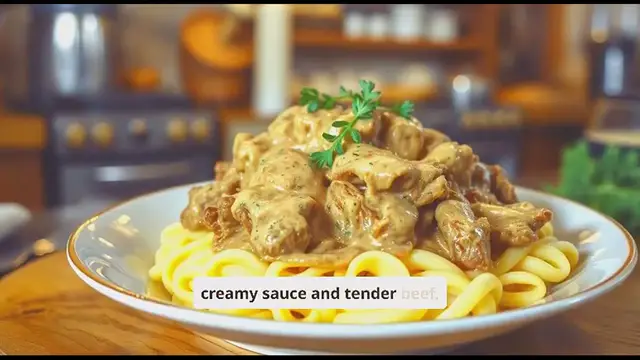 'Video thumbnail for Perfect Beef Stroganoff Recipe: A Step-by-Step Guide'