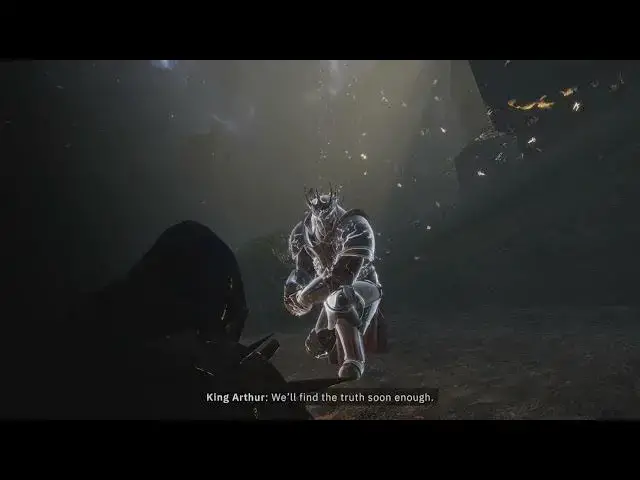 Video thumbnail for Tainted Grail: The Fall of Avalon - Bonfire: Talk to King Arthur About The Lord of Seas Gameplay