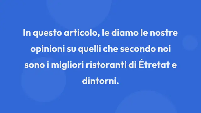 Video thumbnail for Dove mangiare a Étretat: 12 migliori ristoranti (nostre 2024 recensioni)