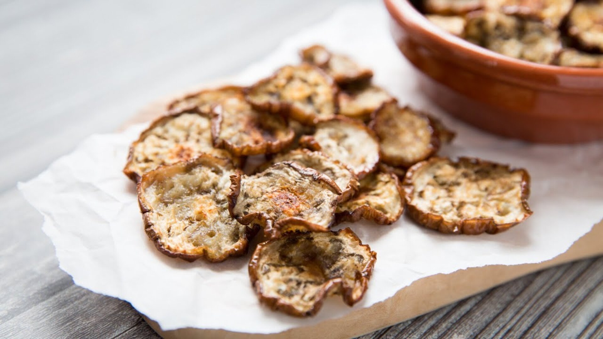 Video thumbnail for The Homemade Chip Recipe That Makes Eggplant The Star