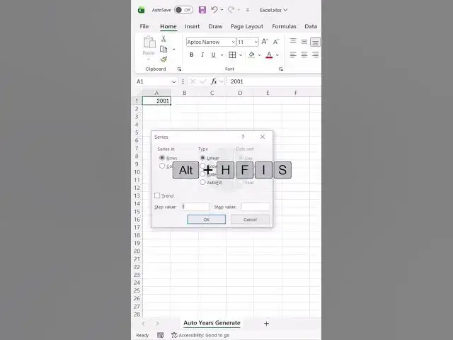Video thumbnail for Don’t Type Years Manually — Pros Use Smart Excel Trick #excel #exceltips #excelforbeginners