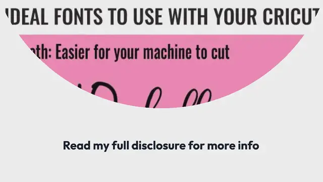 Video thumbnail for Best Fonts to Use with Cricut 2022 (Free & Paid) | Best Practices, Tips & Tricks