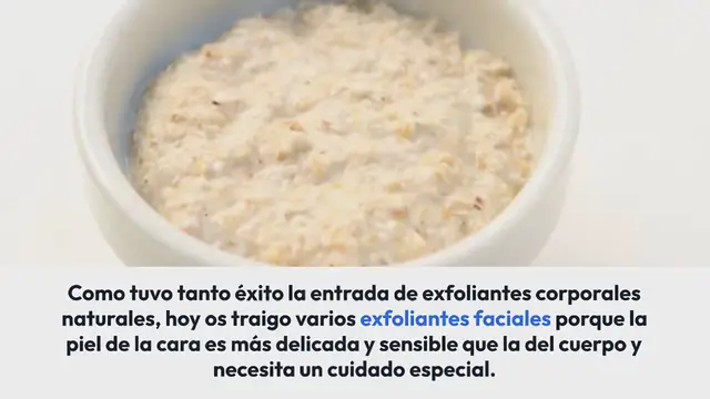 Video thumbnail for Exfoliantes Faciales Naturales