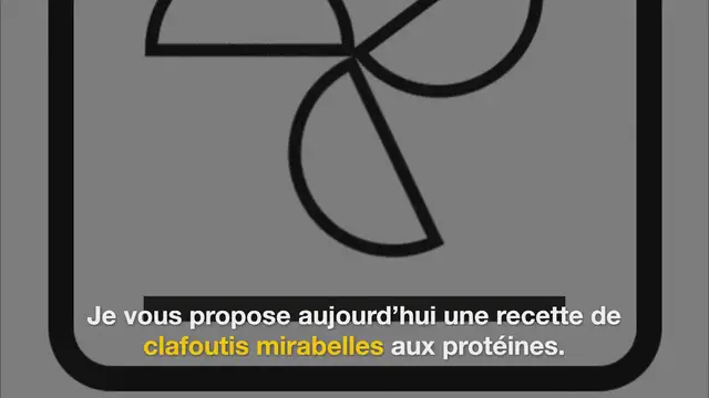 Video thumbnail for Clafoutis mirabelles aux protéines (sans sucre, sans beurre)