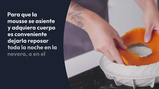 Video thumbnail for Tarta mousse de naranja