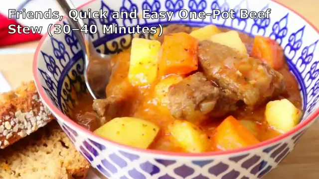 Video thumbnail for Easy Beef Stew Recipe - Beef Stew Recipe