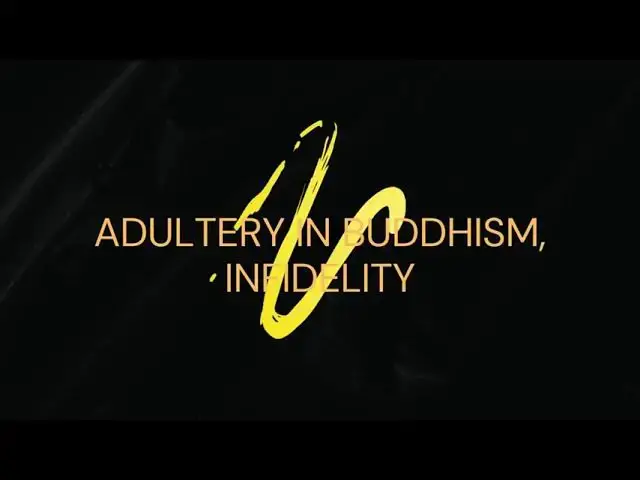 Video thumbnail for Adultery in buddhism, infidelity
