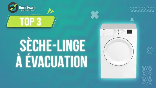 Video thumbnail for ⭐️ MEILLEUR SÈCHE-LINGE À ÉVACUATION (2023) - Comparatif & Guide d'achat