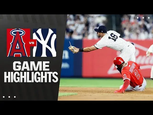 'Video thumbnail for Los Angeles Angels at New York Yankees Full-Game MLB Highlights! | 06/18/2025'