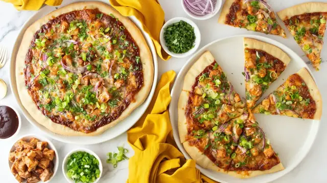 Video thumbnail for Make California Pizza Kitchen's Famous BBQ Chicken Pizza Right At Home