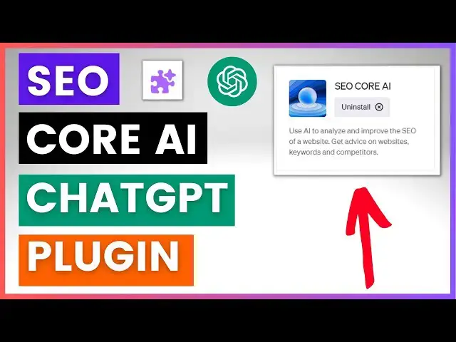 Video thumbnail for How To Use SEO Core AI ChatGPT Plugin?