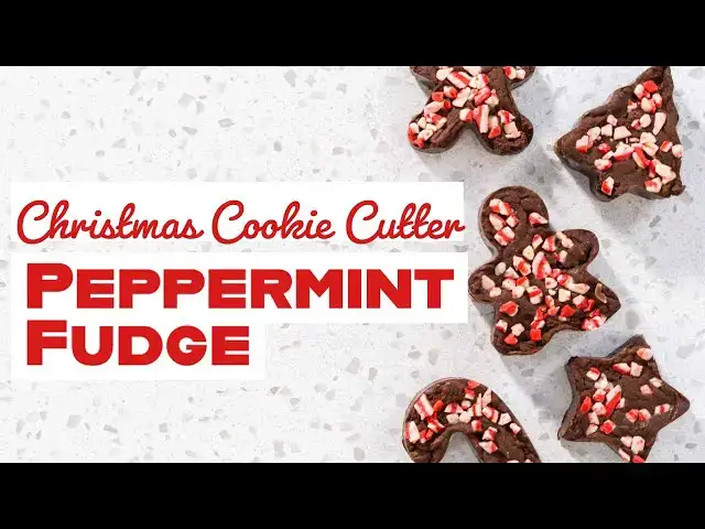 Video thumbnail for Create Holiday Magic with Christmas Cookie Cutter Peppermint Fudge!