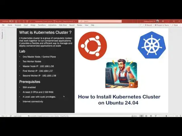 Video thumbnail for How to Install Kubernetes Cluster on Ubuntu 24.04 | Step-by-Step Guide