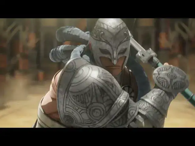 Video thumbnail for Fire Emblem: Fortune's Weave - 1 Leda Path Ch 4: Kalla & Leda Dagsion Arrival: Heroic Games Cutscene