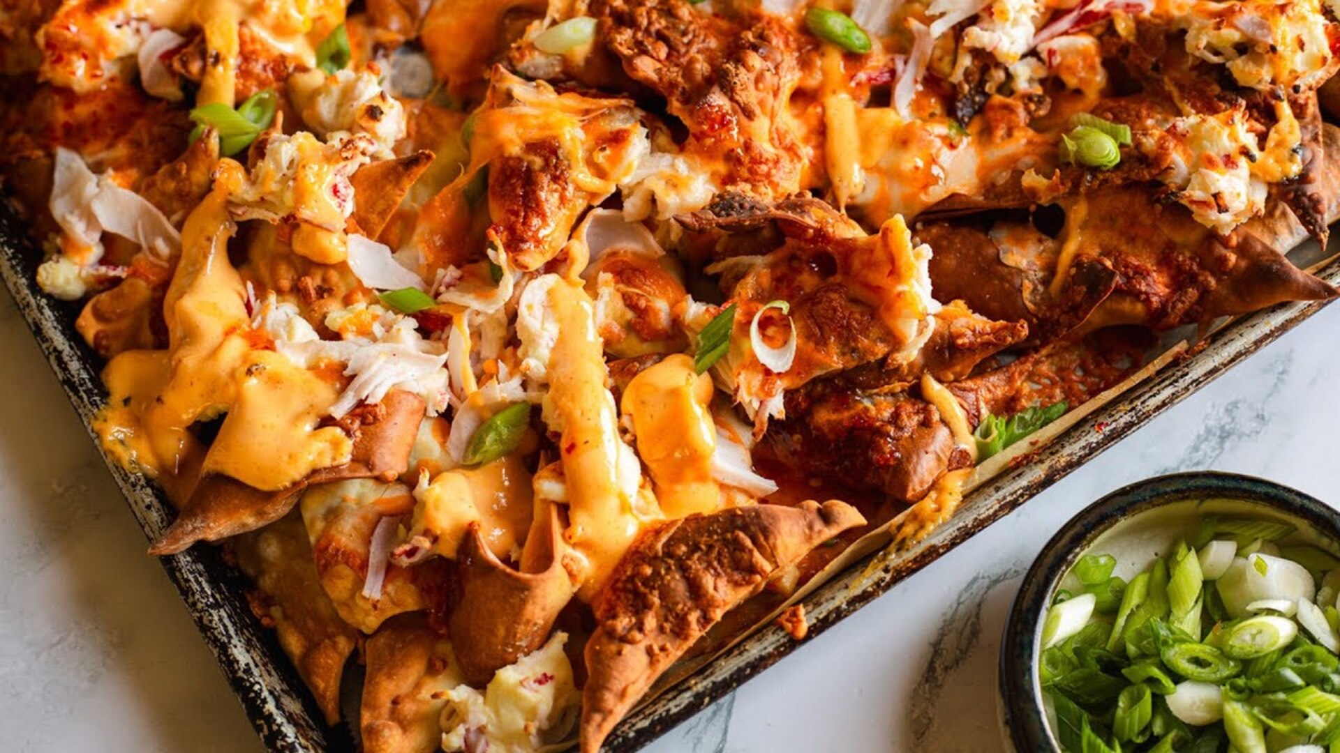 Video thumbnail for Crab Rangoon Nachos Recipe