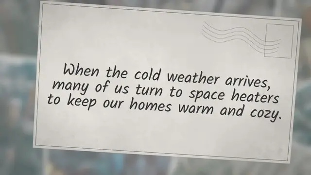 Video thumbnail for Save Money on Energy Bills with Space Heaters - Expert Insights