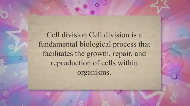 Video thumbnail for Cell division