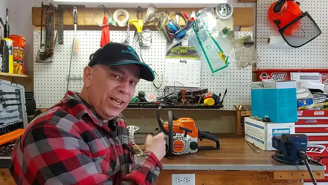 Video thumbnail for How to Put a Chainsaw Chain on Properly  Stihl MS180