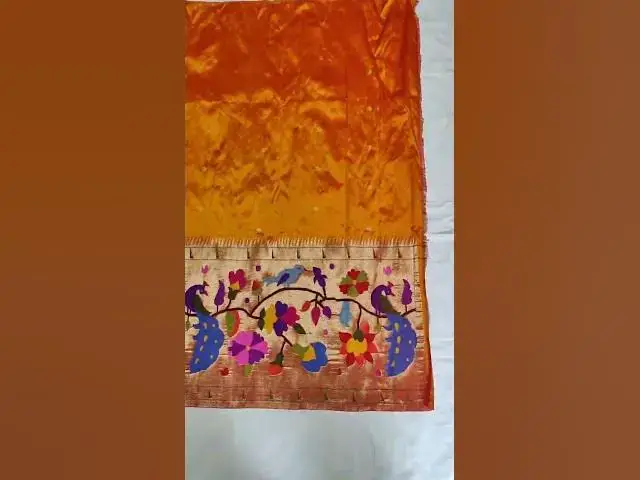 Video thumbnail for Unstitched Paithani Lehenga – Craft Your Own Royal Look!बिना सिली हुई पैठणी लहेंगा