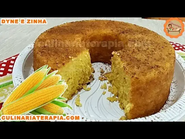 'Video thumbnail for Bolo de Milho Cremoso Fofinho Macio e Úmido'