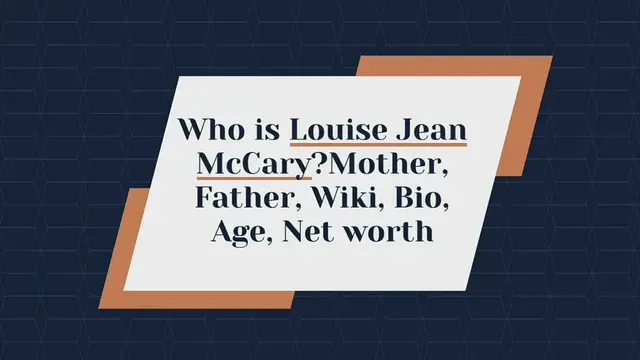 Video thumbnail for Who is Louise Jean McCary Mother, Father, Wiki, Bio, Age, Net worth