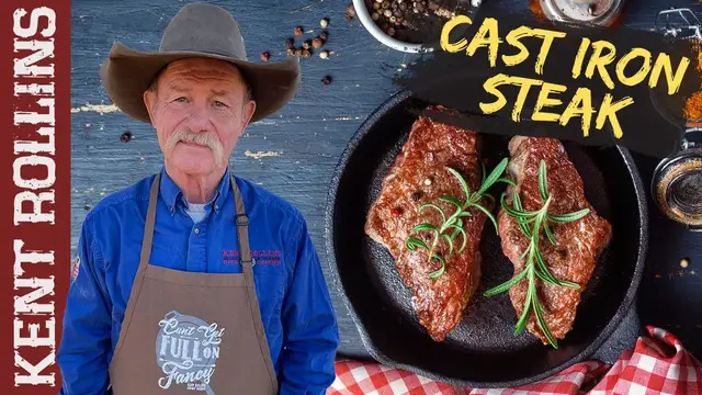 Video thumbnail for How to Sear a Steak in Cast Iron | Chuck Eye Steak Recipe