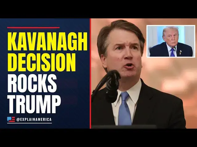 Video thumbnail for DENIED — Justice Kavanaugh Stuns Conservatives with Election Ruling