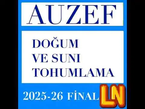 Video thumbnail for Doğum ve Suni Tohumlama 2025-2026 Final Soruları