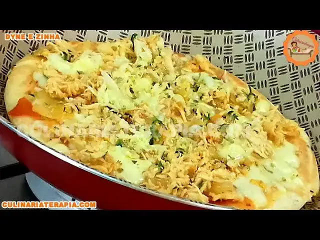 Video thumbnail for Pizza de frigideira de Liquidificador Tipo Rap 10