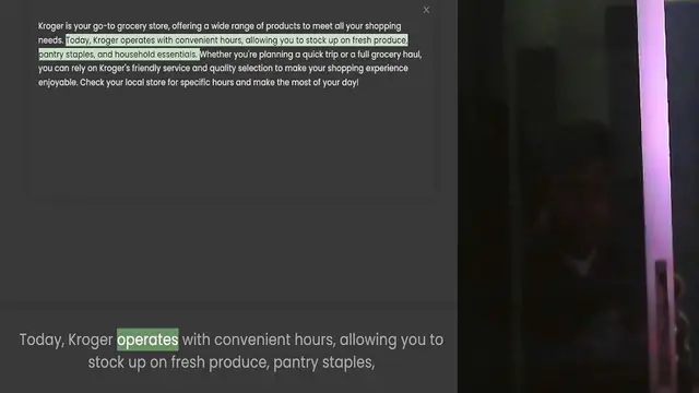 Video thumbnail for Kroger is your go-to grocery store, offering a wide range of products to meet all your shopping needs. Today, Kroger operates with convenient hours, allowing you to stock up on fresh produce, pantry staples, and household essentials. Whet