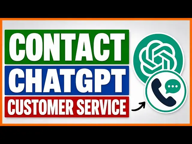 Video thumbnail for How To Contact ChatGPT Customer Service?  [in 2026]